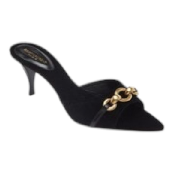 Saint Laurent Le Maillon Jacquard Sandal - Picture 1 of 9